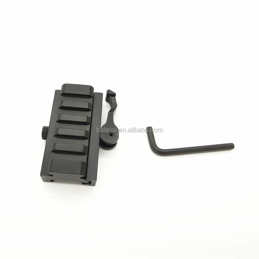 5 slots Low Profile Picatinny Riser Mount with Quick Release