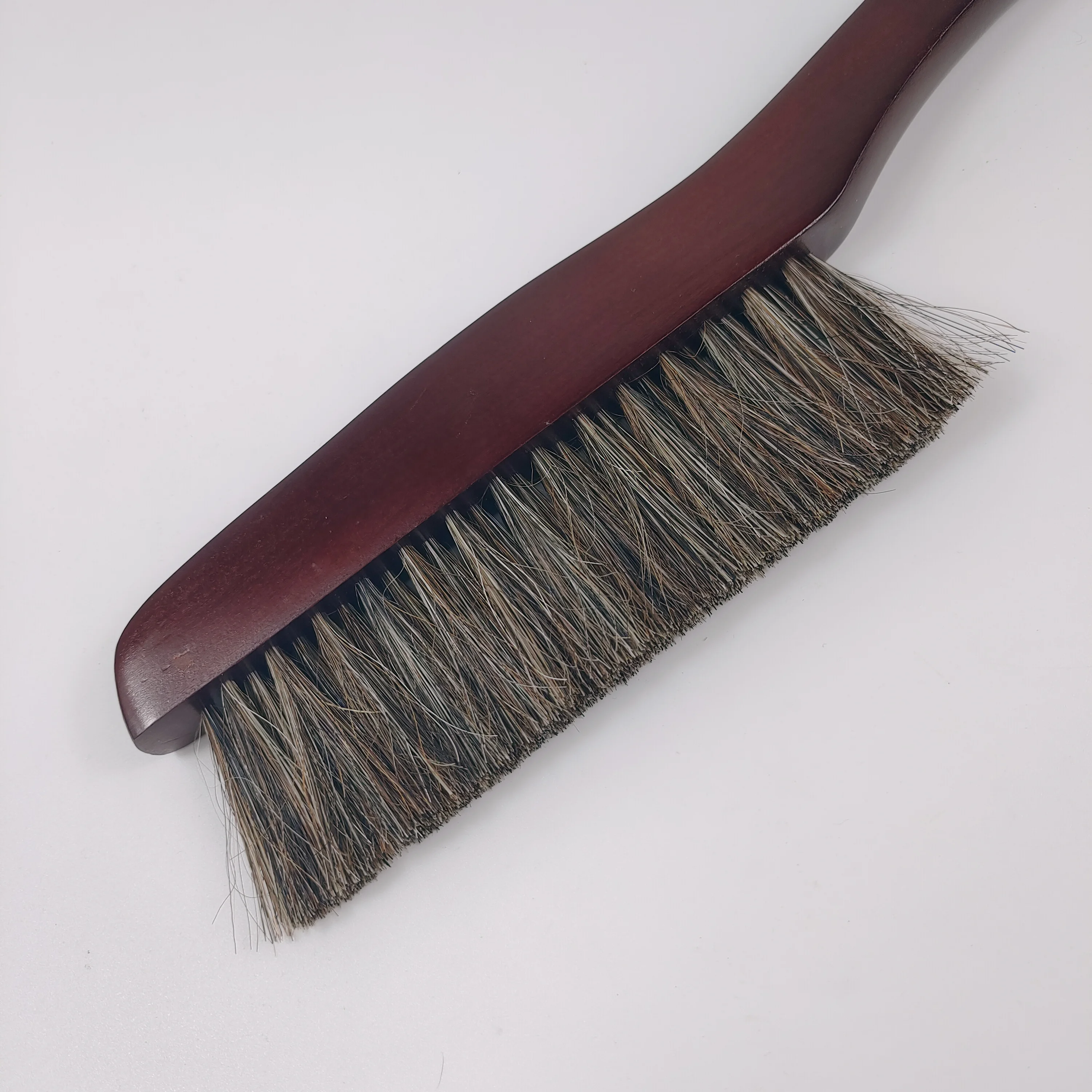 TDF Hand Broom Soft Bristles Dusting Brush For Cleaning Long Wood Handle