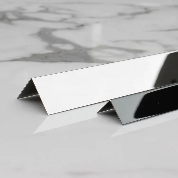 Decorative Stainless Steel Tile Trim Edge Strip Corner Profile L Shaped Tile Trim Tile accessories