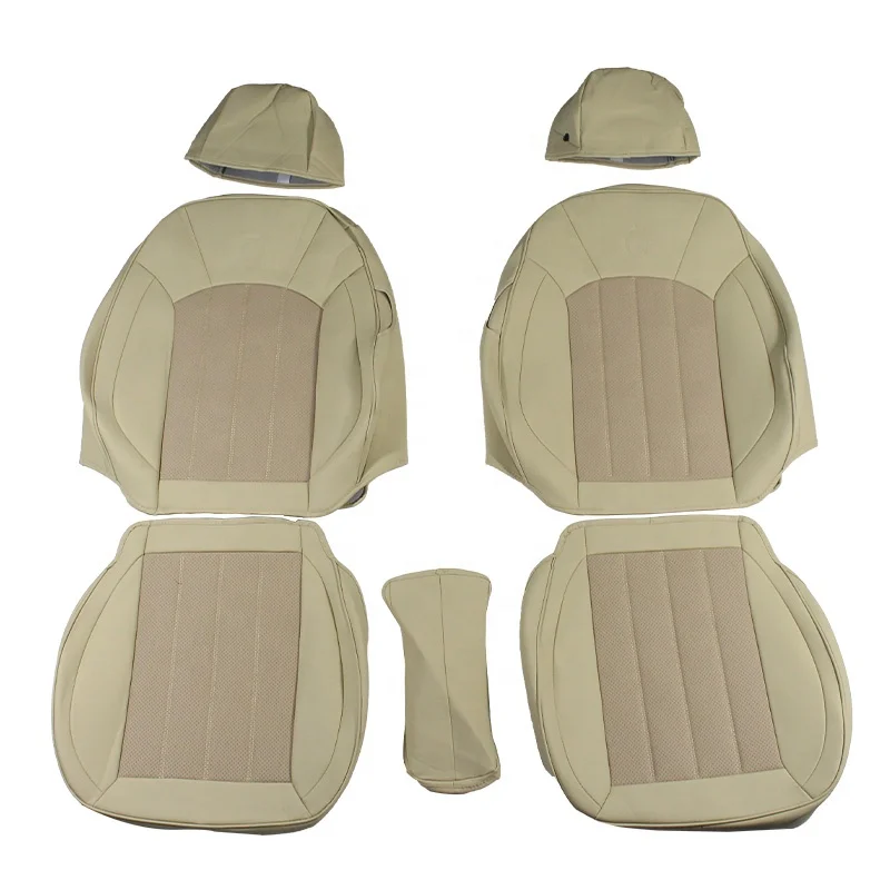 Оптовая продажа высококачественные автозапчасти Malibu XL индивидуальный бежевый кожаный чехол для автомобильного сиденья