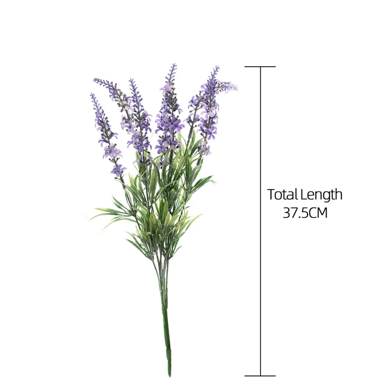 MW56669 Artificial Flower Bouquet Lavender Hot Selling Garden Wedding Decoration Faux Flowers for Wedding Ceremony Banquet Home