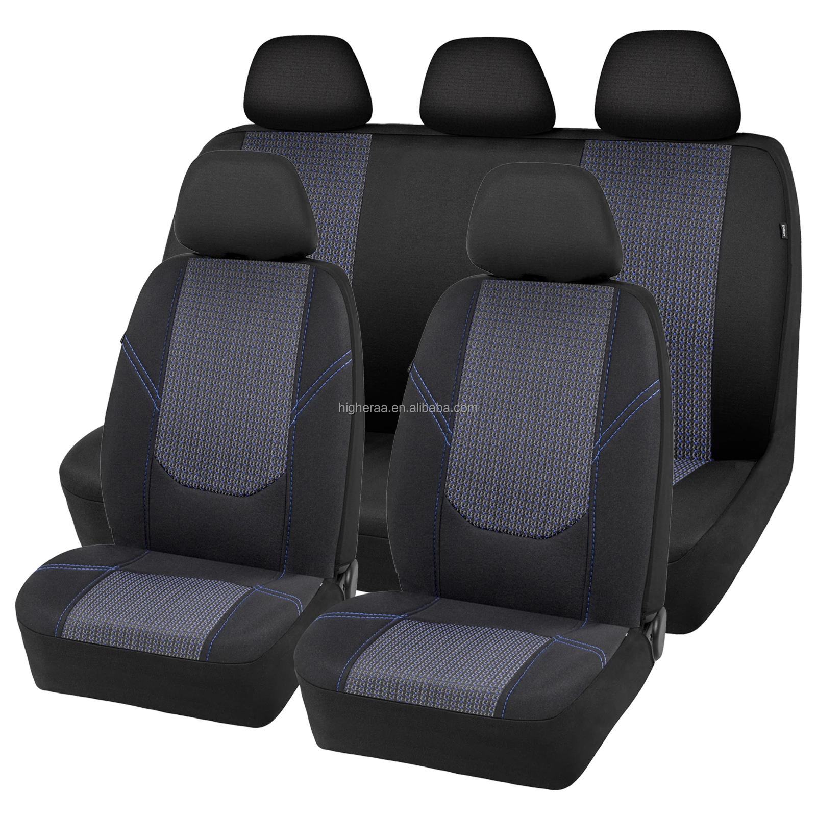 
Higher Auto universal fit customized seat cover jacquard premium deluxe car seat cover 