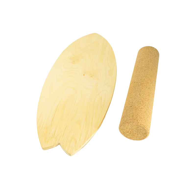 Wholesale 31Inch Exercise Yoga Wobble Wood Balance Board Trainer