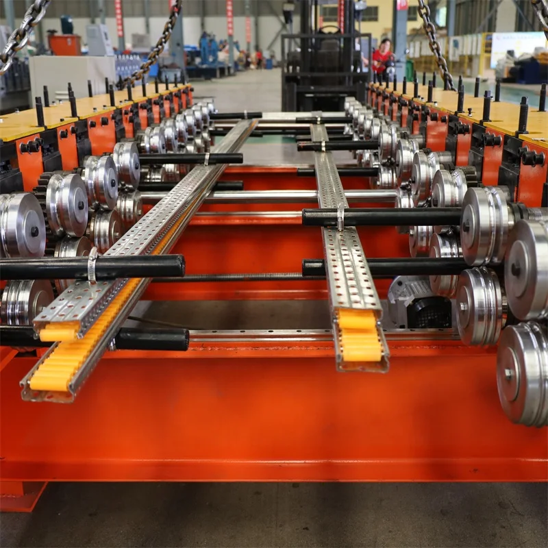 High-end Semi-Automatic Cable tray cable ladders Roll Forming Machine  Edge Locking Machine