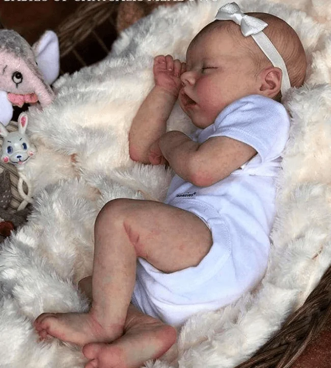 Soft Alive Realistic Newborn Full Body Princess Baby Dolls 18 Inch Silicone Vinyl Real Toddler Girl Lifelike Reborn