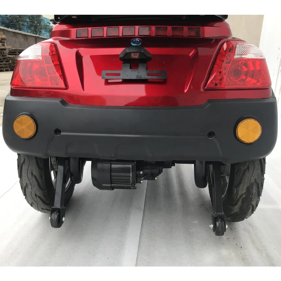 Easy handling 60V battery power senior citizens 4 wheel electric scooter motor mobility