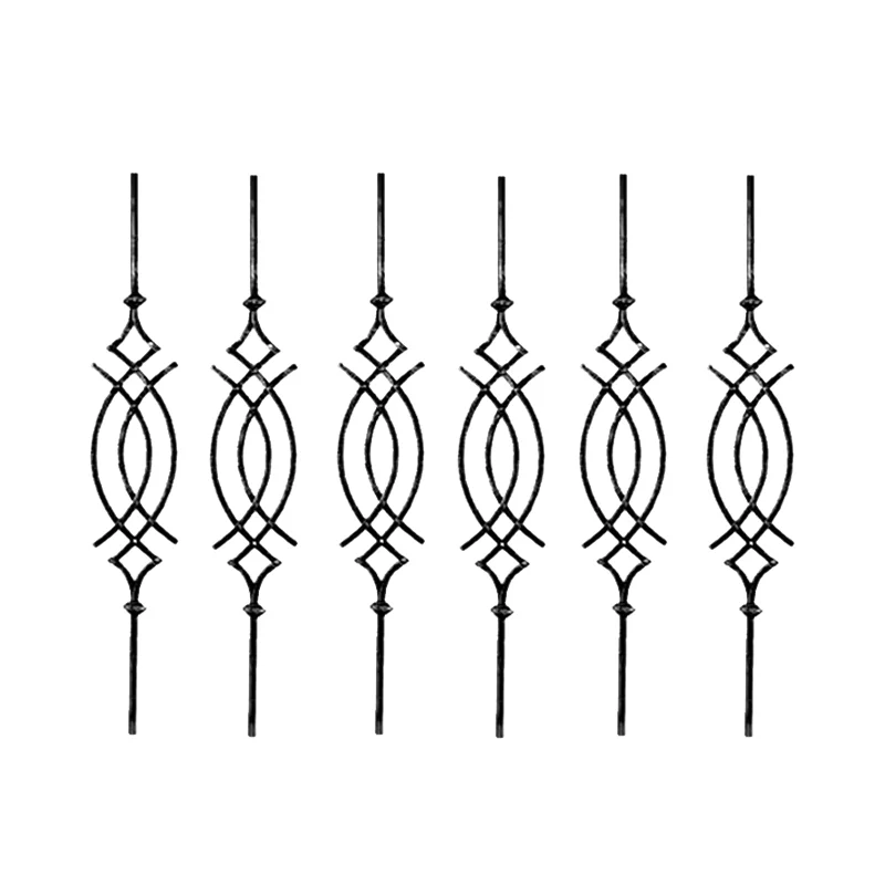 Qingdao KESHUNXIANG forging Garden Fence fitting wrought Iron ornamental iron