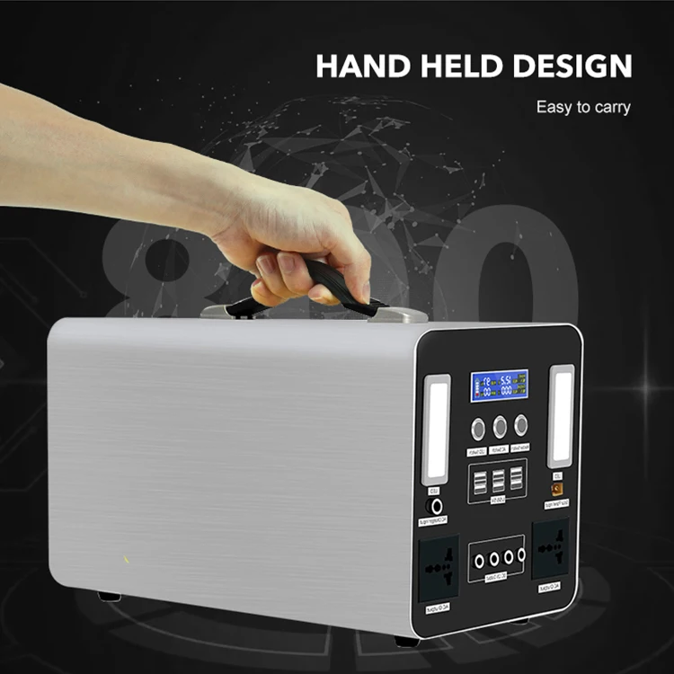 Portable Lithium Power Bank Supplies Lifepo4 Battery Portable Solar Generator Portable Power Station 1008Wh For Outdoor Camping