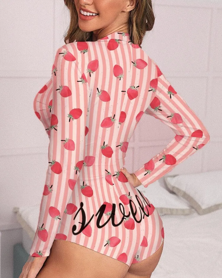 
Onesie Adult Sexy Summer Pajama Onesie Sexy Womens adult onesie pajama Pyjama Jumpsuit Slim Romper Sleepwear 