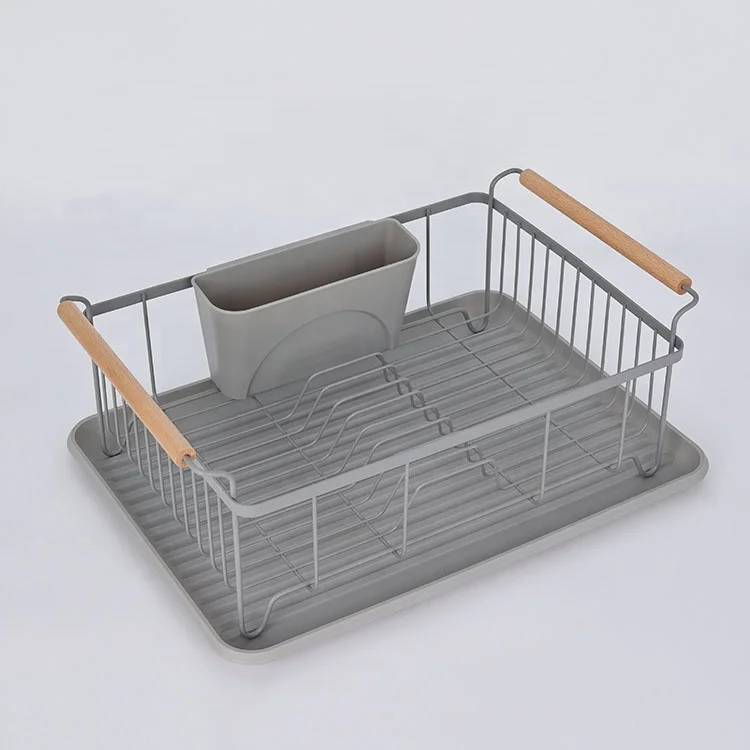 Dish Drying Rack , Collection Dish Drainer Drain Board and Utensil Holder