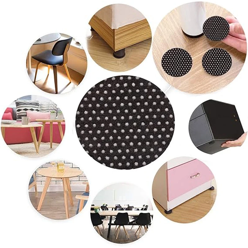 EVA Foam Non Slip Furniture Pads/Floor Grippers -Round Floor Protectors for Under Furniture Floor Protectors Eva dot eva insert