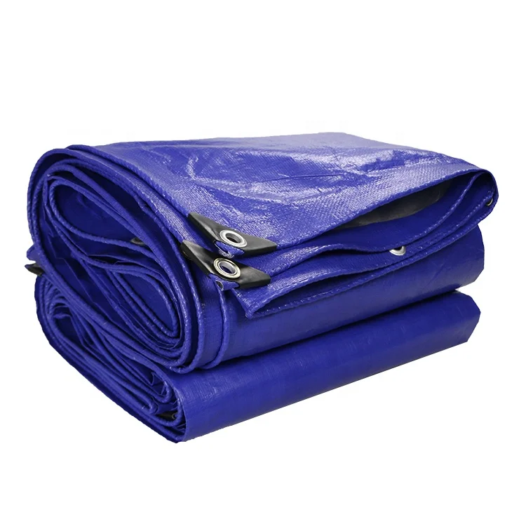 Blue Tarps Waterproof Sun Shelter Heavy-Duty PE Tarpaulin