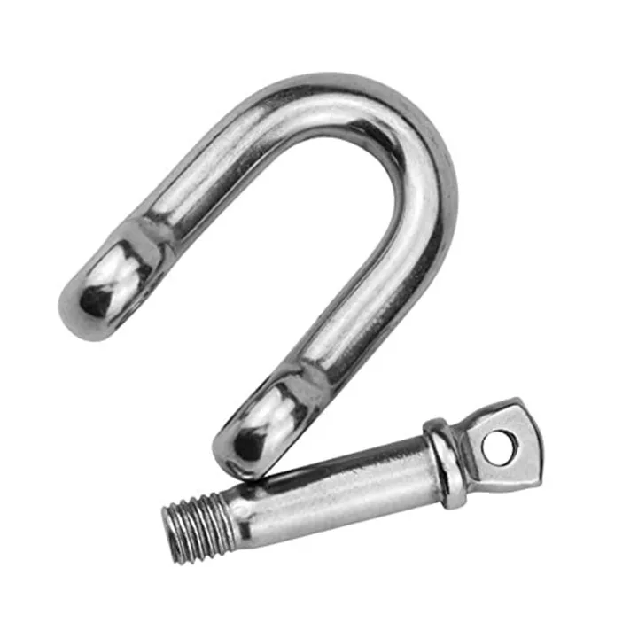 D shackle Stainless Steel Shackle Marine Rigging Lifting Boat D shackle