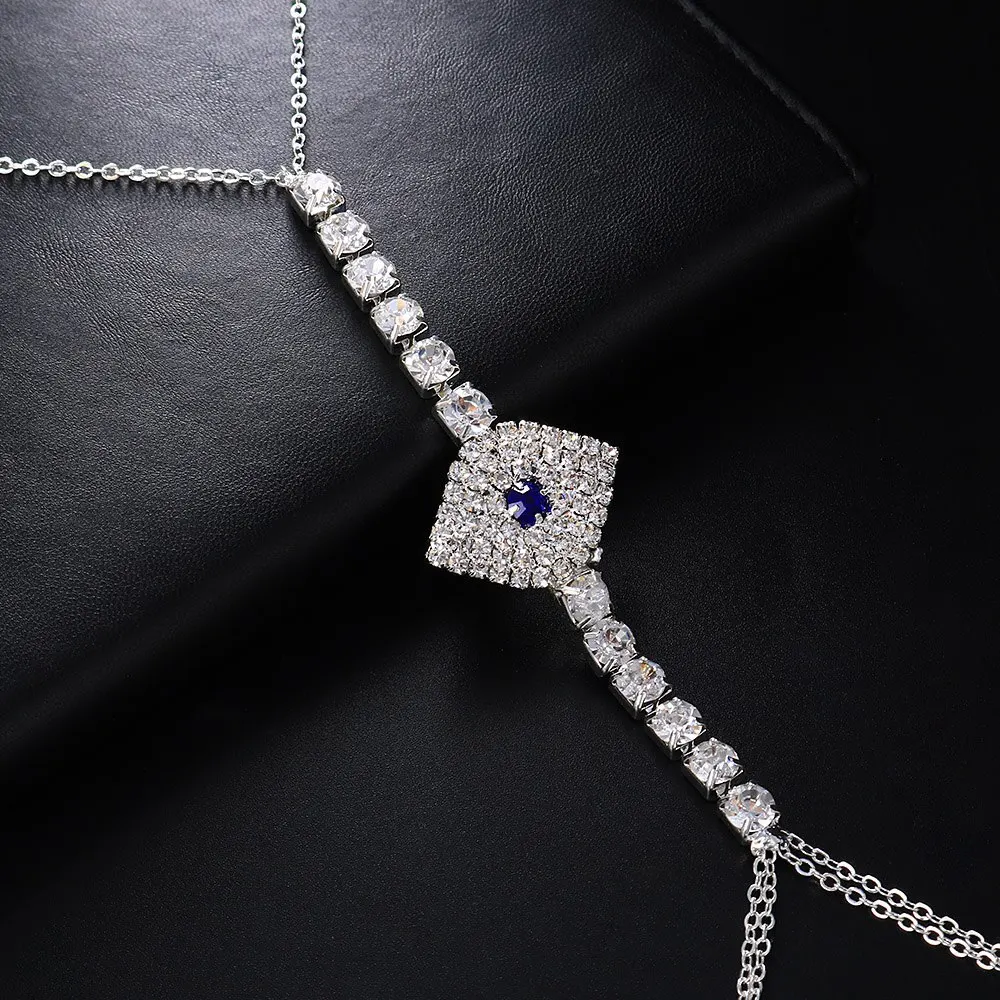 Хит продаж, цепочка для тела Xjy, ожерелье для тела с дьявольскими глазами, сексуальное украшение для тела для женщин