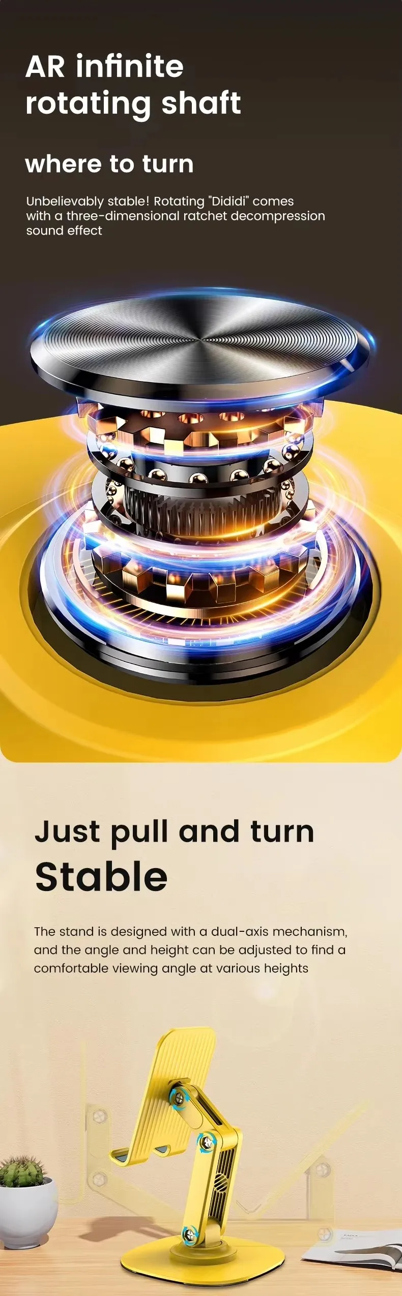 PORTABLE/Adjustable/Rotating/Flexible phone holder .jpg