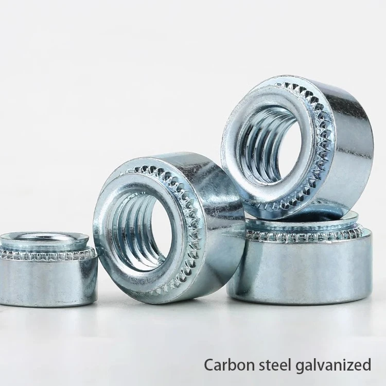 Spot wholesale CLS carbon steel galvanized and 304 stainless steel Pressure Riveting Nut Rivet Nut