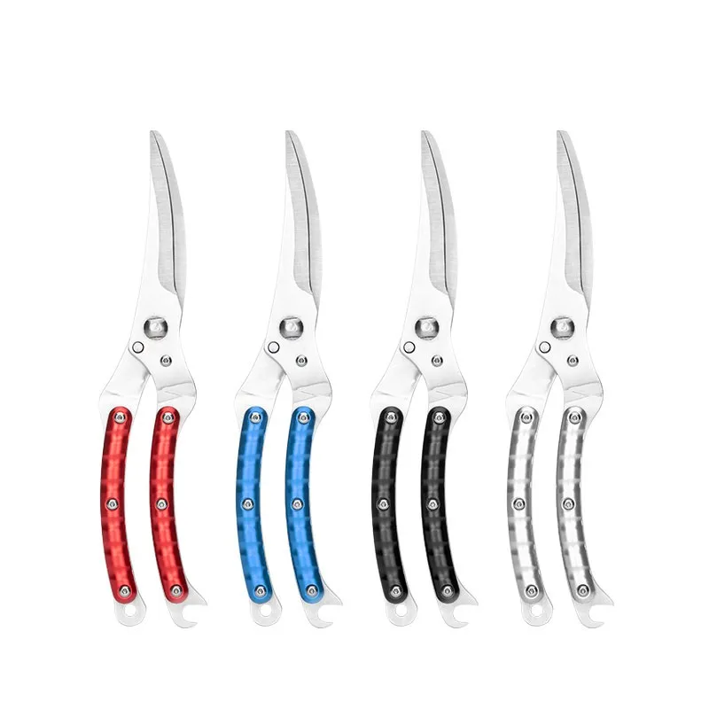Hot selling high quality poultry scissors multifunctional kitchen scissors