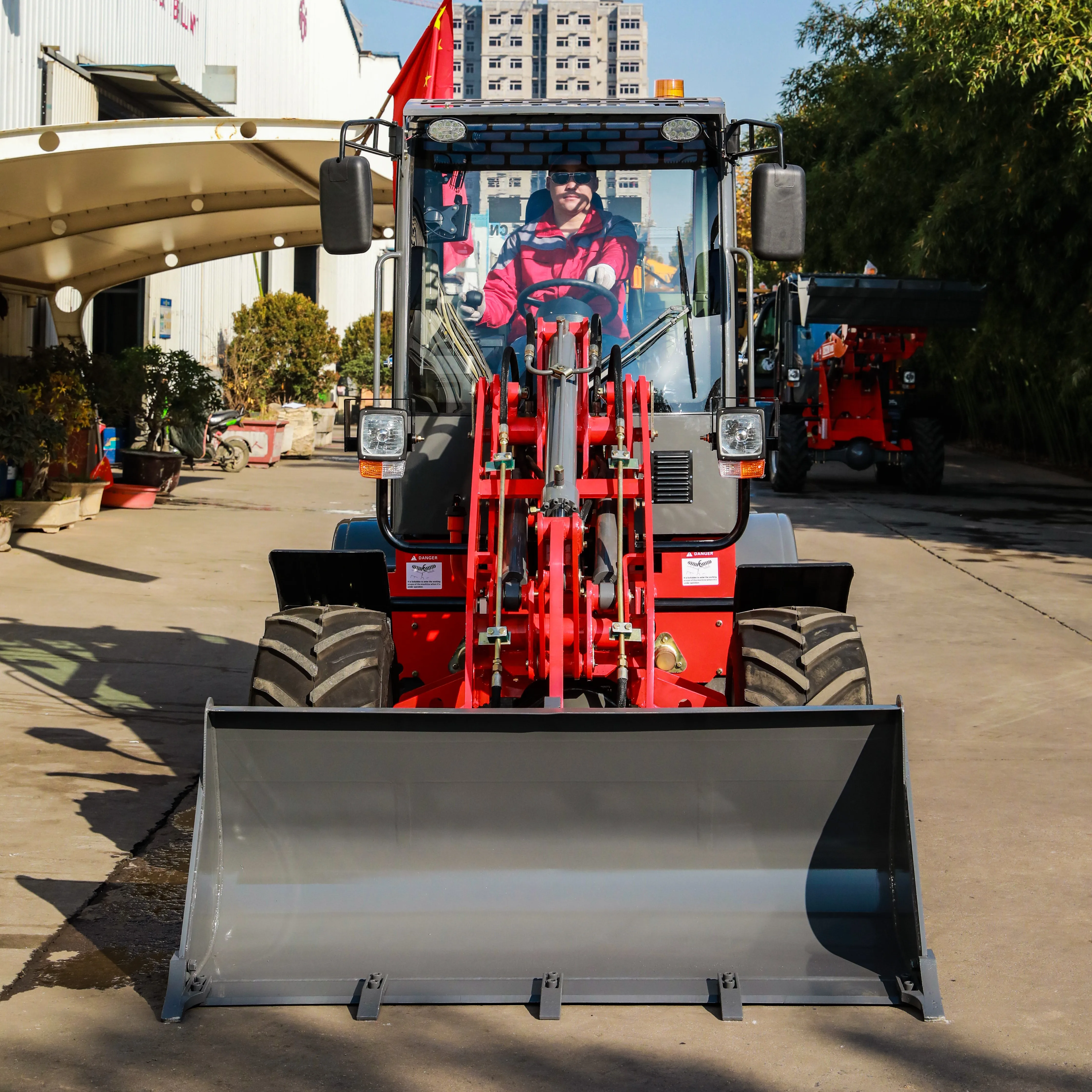 HZM Underground Tunnel Rail Rock loader air mucker l wheel loader