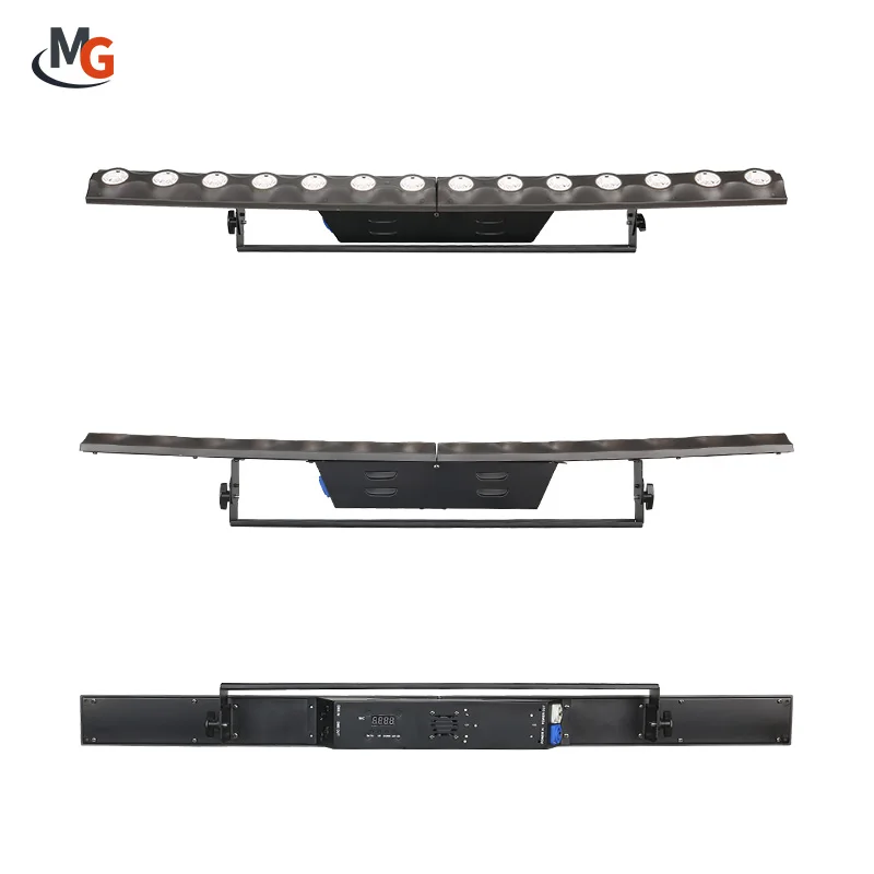 14pcs 3W 3in1 LED Wall Wash Cyclorama Light LED Background Matrix Light for Bar Stage Nightclub