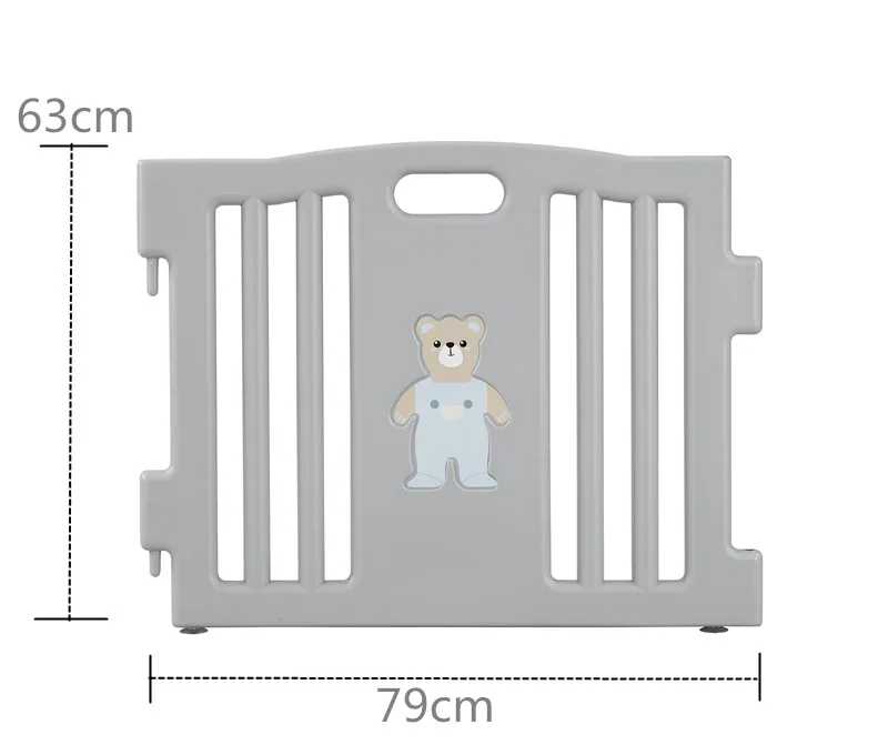 
Children plastic large baby playpen play yard safety kids 12 panels fence set 