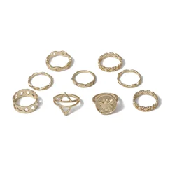 XG1542 Multi-element ring combination joint ring lady bee letter hollow-out jewelry