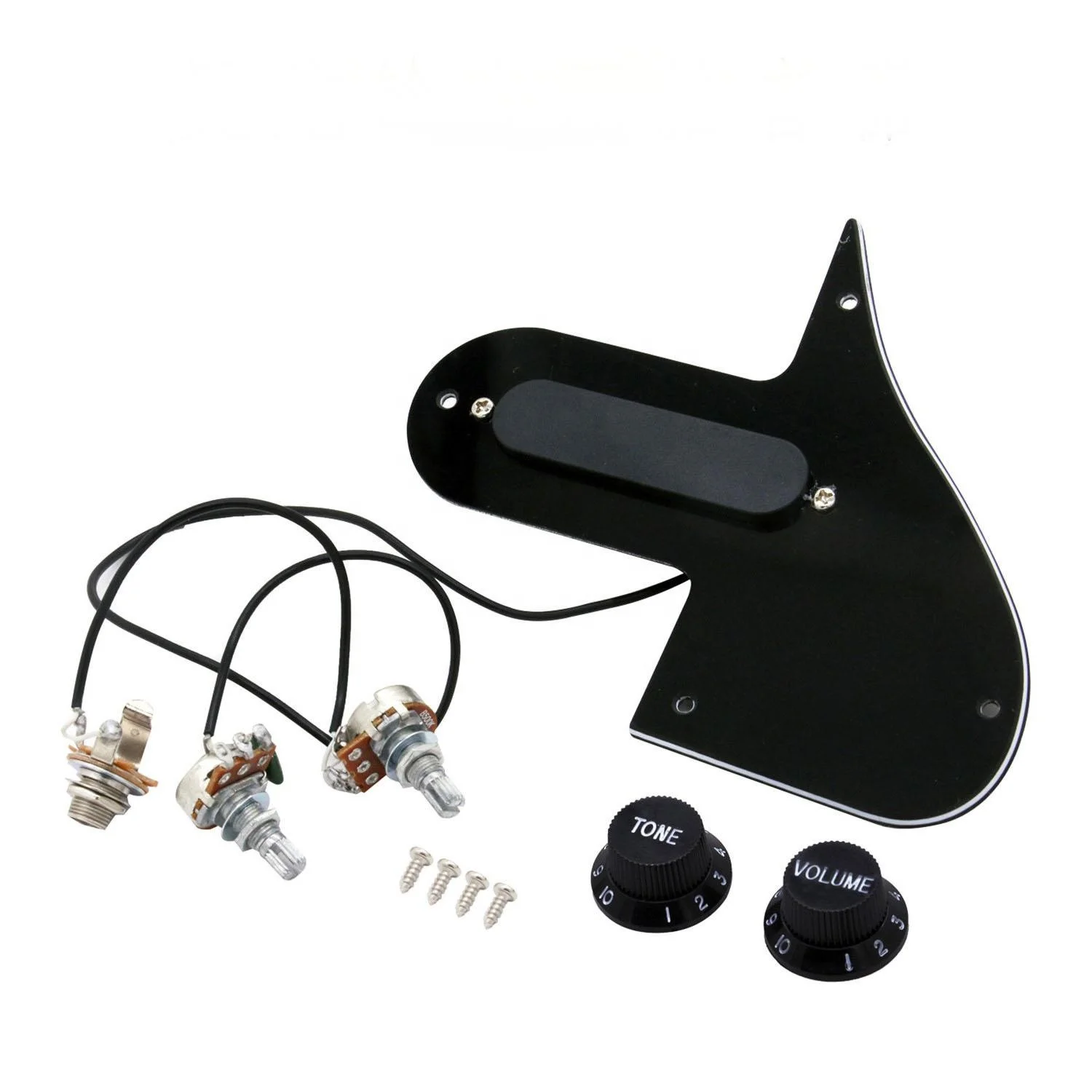 Customize good quality mandolin special pickup low price mandolin pickup with 1V & 1T & 1Jack for Wholesale
