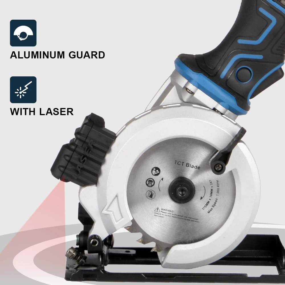 20V Cordless Brushless 4-1/2 In. Mini-circular Saw