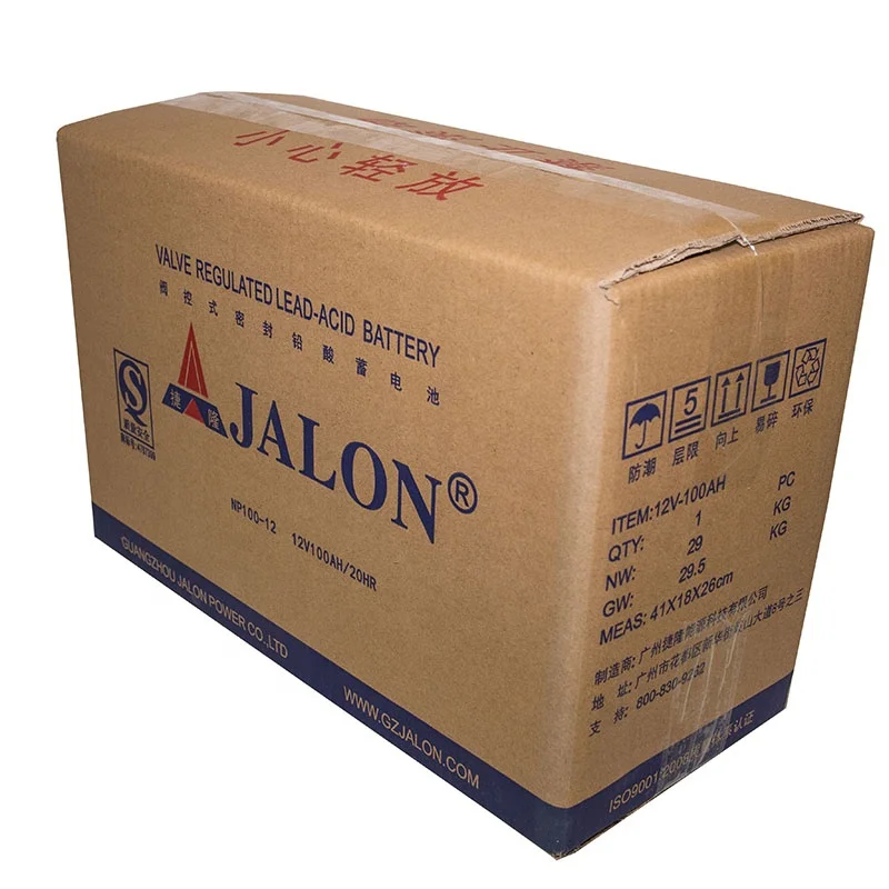 Guangzhou Jalon 12v 120ah Storage Sealed vlra battery  deep cycle battery