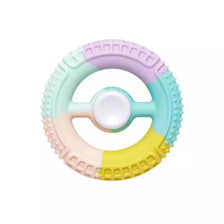 Squeeze Sensory Stress Relief fidget toys Pop Silicone Soft Grab Hand Grip Snap Ring Finger Spinning Snapper Fidget Toy