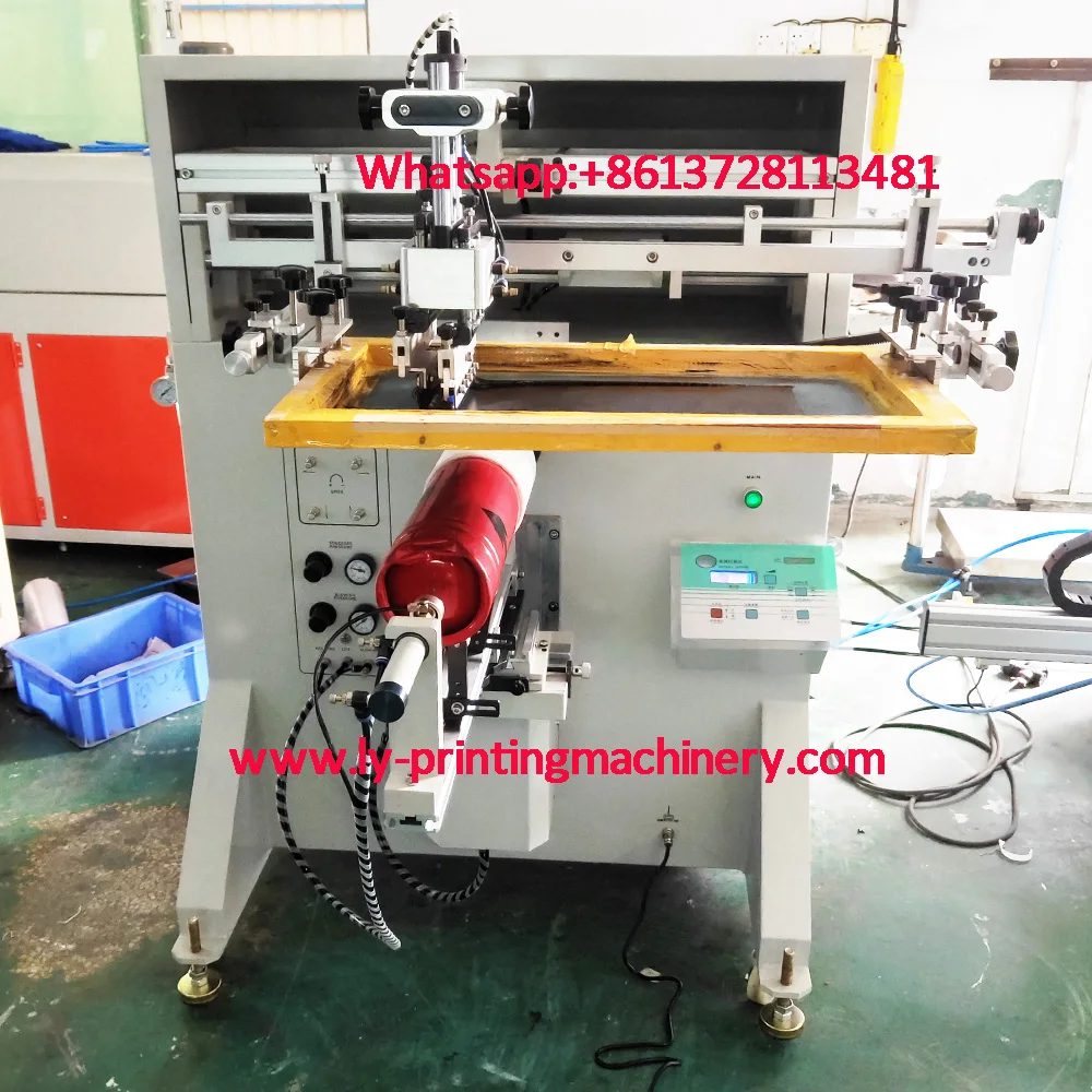 Serigrafia printing machine for fire extinguisher design printing