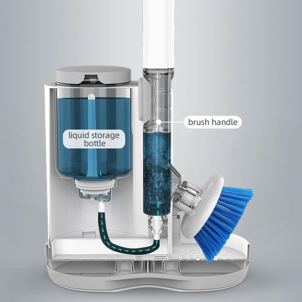 2022 New Design Hot Sale Dish Brush Soap Dispenser Kitchen Caddy Brush