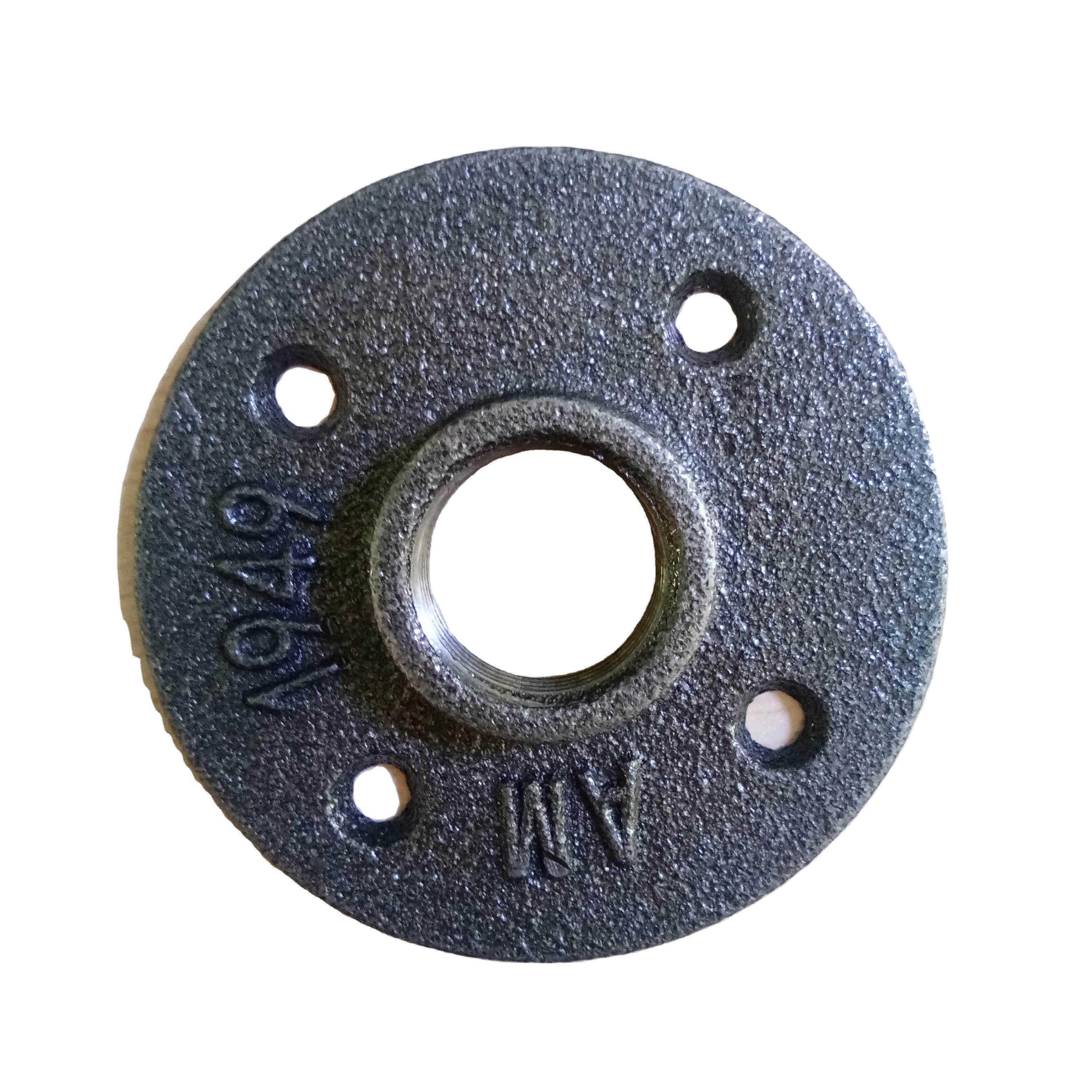 1/2' 3/4' Wrought Iron Pipe Fitting Furniture Used Floor Flange
