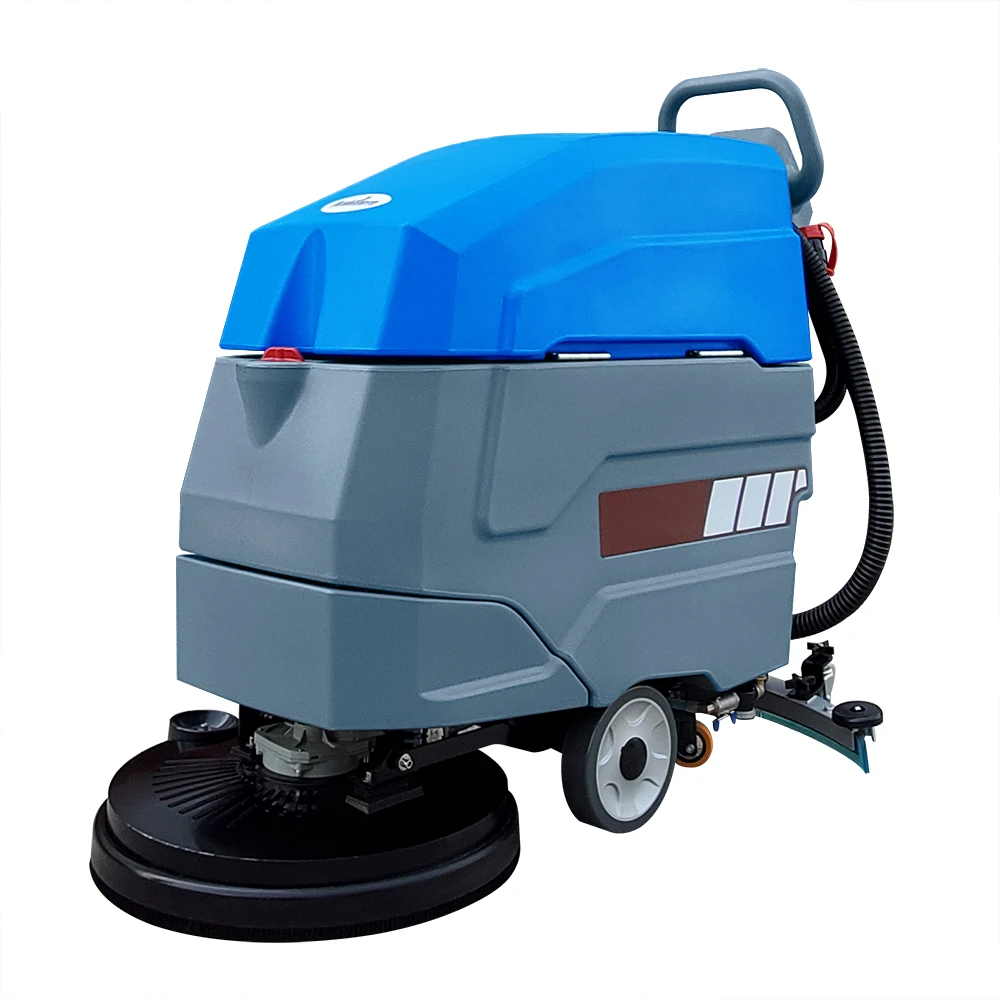 High Performance Durable Hand Push Floor Scrubber