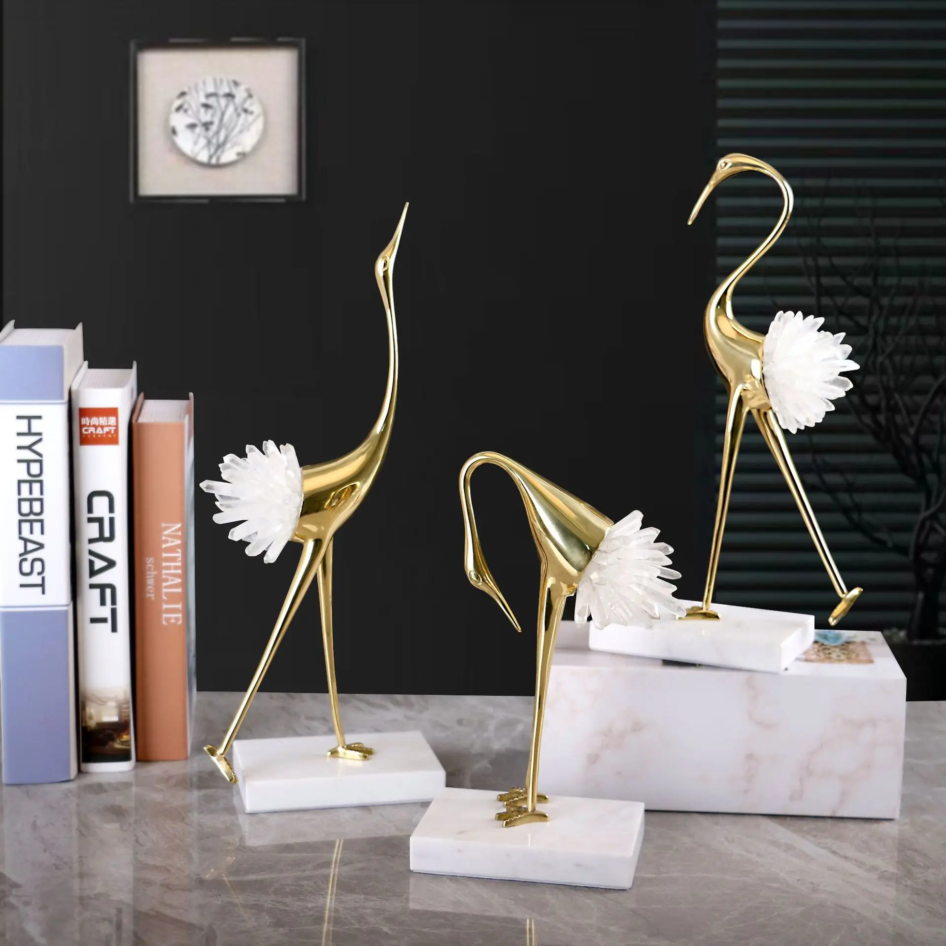 Hot Sale Creative Decor Living Room Contemporary Modern Ornaments Luxury Decorations For Home