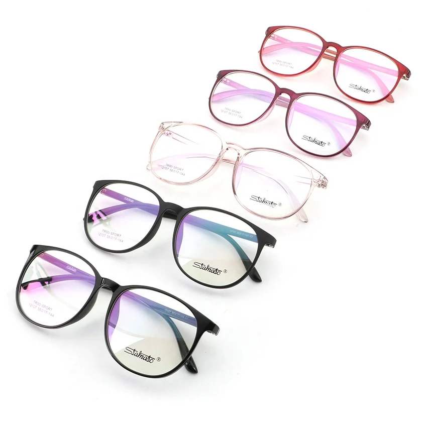 Aochi New Style Optical Frames Glasses Bendable Tr90 Glasses Frammes Eyeglasses Tr90 Optical Fames Eyewear