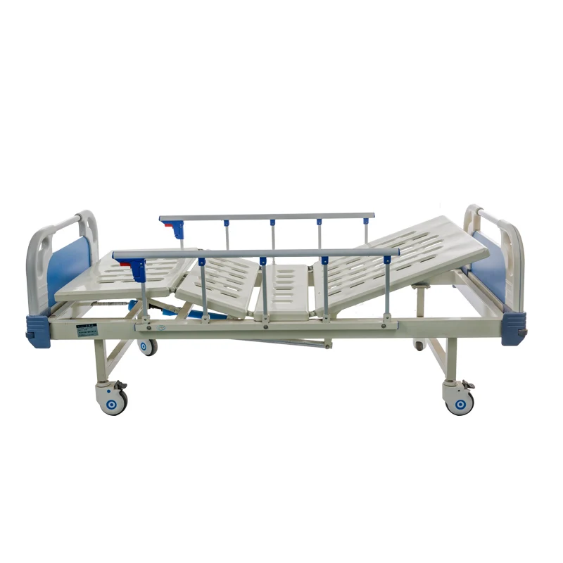 Two Crank Medical With Hospital Bed Mattress Lit Medical Bed