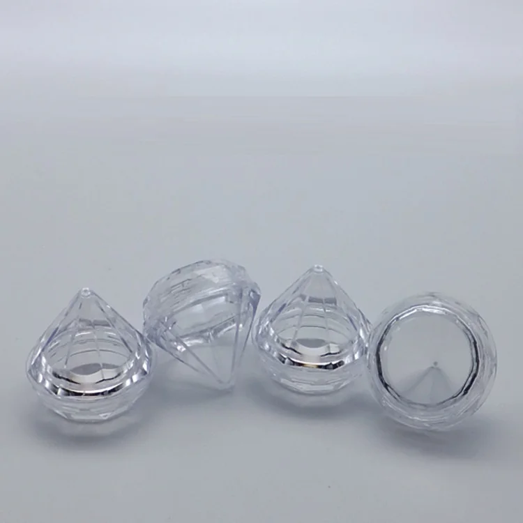 wholesale mini transparent flower heart diamonds shape box jewelry earring rings storage box