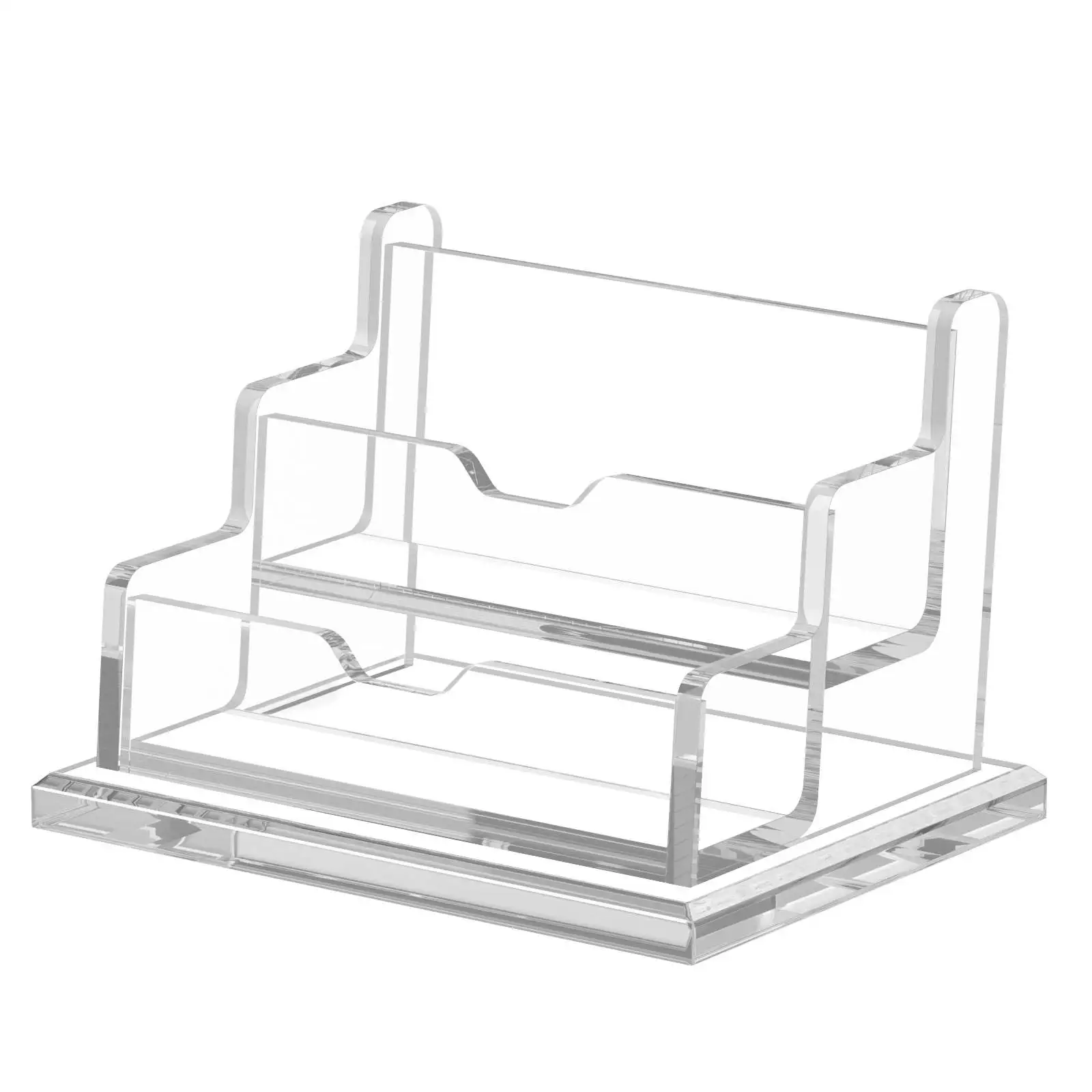 Clear Tabletop Acrylic Business Card Holder Transparent Acrylic Business Card Stand Holder Name Card Case Name Display Box
