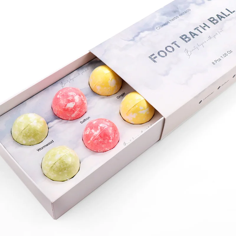 Factory Wholesale Chinese Herbs Extracts Footbath Ball and Body Care Bombs For Moisturizing and whitening