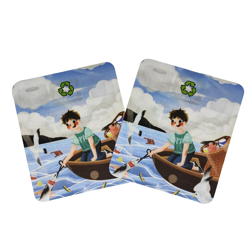 RPET Eyeglass Lens Cleaning Cloth Biodegradable Glasses Microfiber Lens Wiping Cloths Recyclable Lens Cleaning Cloth