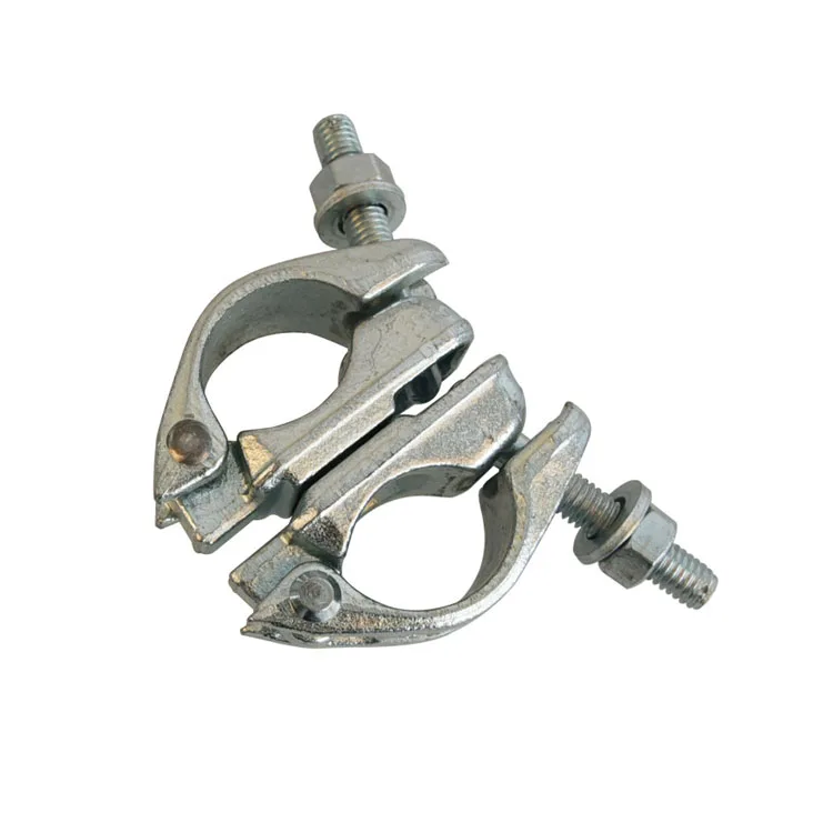 Q235 Steel Forged Scaffolding Coupler Swivel and Fixed Type Beam Tube Pipe Clamp for Formwork Construction