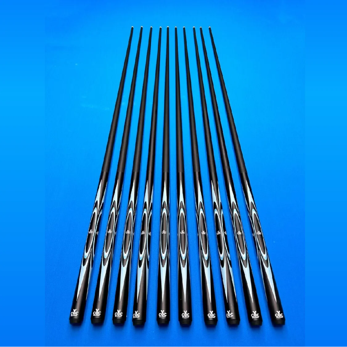 Ready to Ship High Quality 10mm Tip Single Cue Carbon Fiber Pool Cue Stick for Billiard Sports and Pool Games