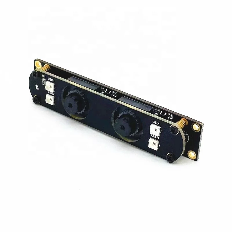 Low Cost Binocular Face Detection 2MP 1080P FPC Dual Lens Mipi Camera Module with IR leds Night Vision