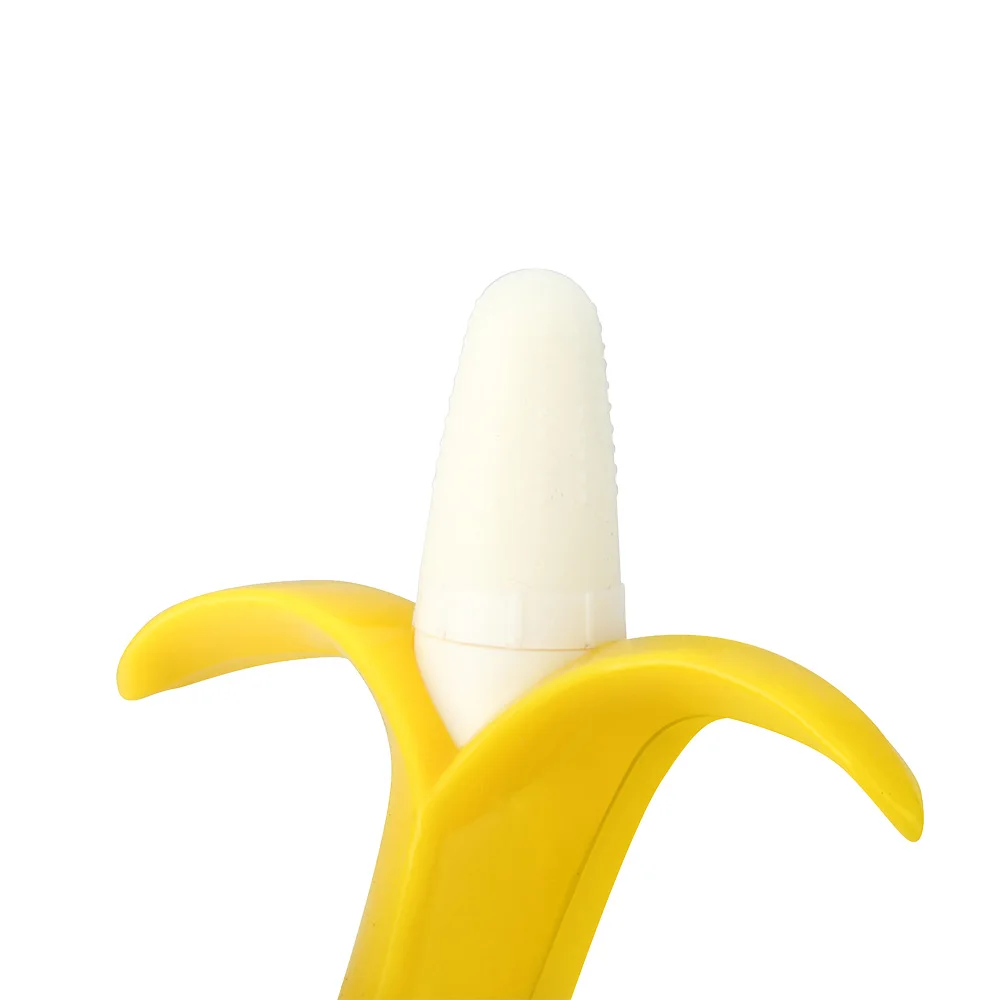 Banana Shaped Silicone Teething Soothers Pacifier for babies