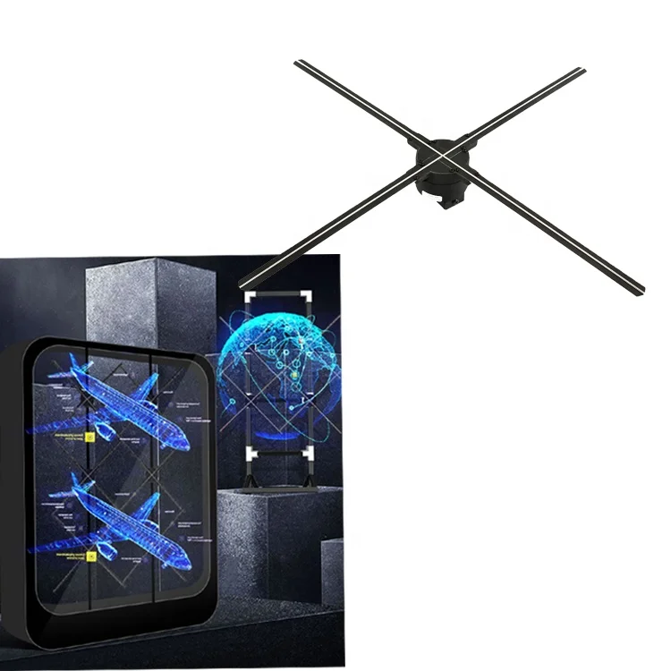 Sales Champion  65cm  WIFI App Cloud New Technology Without Black Tooth Synchronize 3d Projector Hologram Led Fan