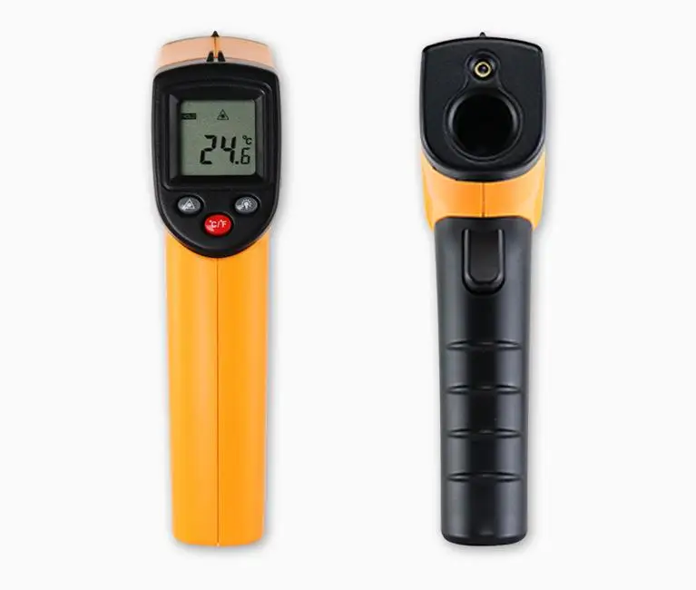 Ir pyrometer laser point gun non-contact infrared temperature sensor intelligent digital high precision thermometer for industry