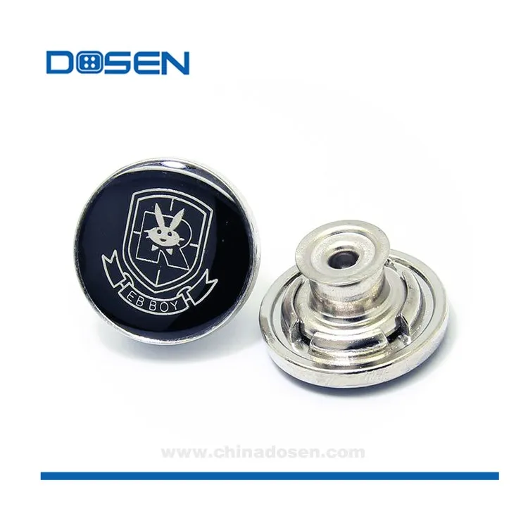 New style design jeans button metal 17mm standard denim metal buttons and rivets buttons for jeans