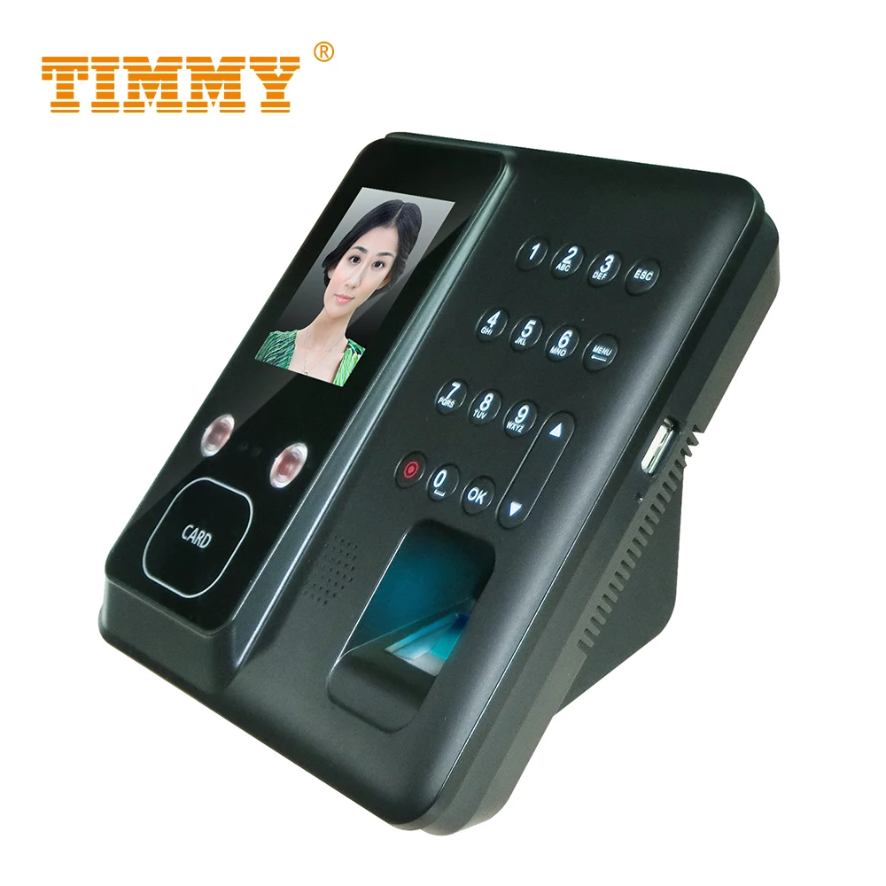  Биометрический считыватель отпечатков пальцев TIMMY устройство для обнаружения лица времени посещаемости с