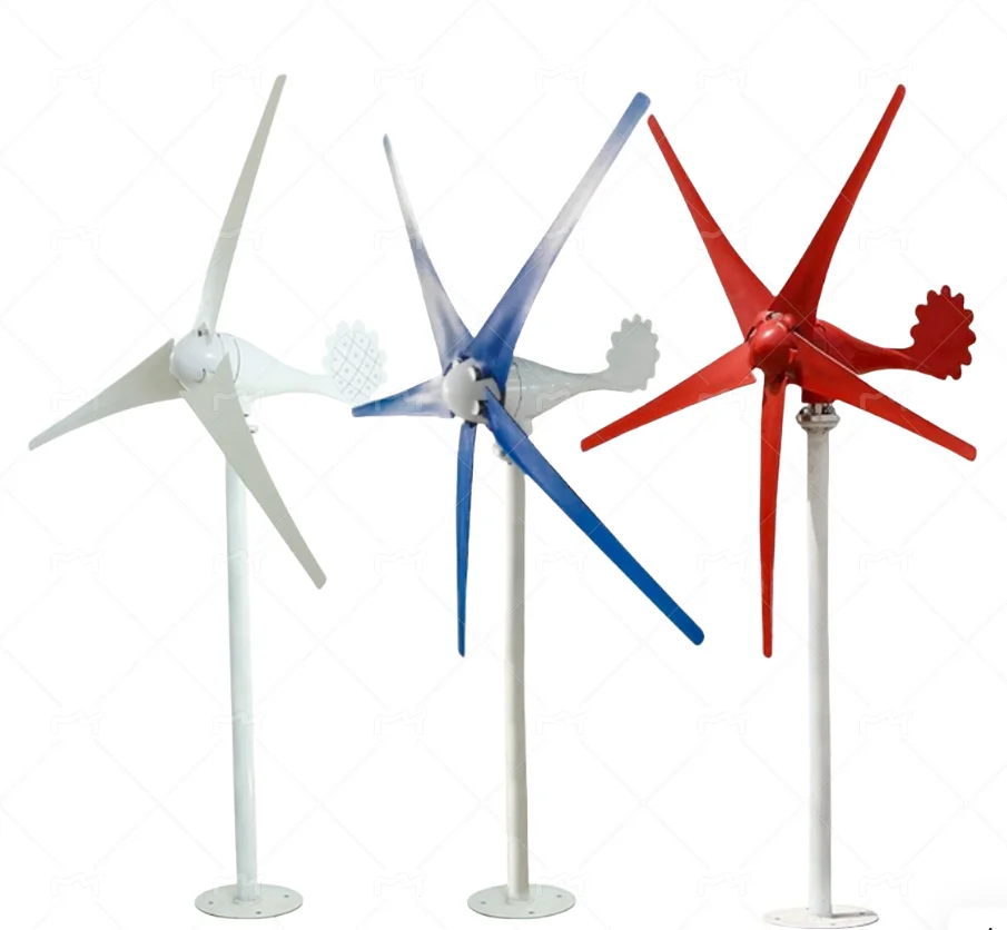Small Scale Power Generator Wind Speed 3 Fan Blade Horizontal Axis Wind Power Generator For Agricultural Applications