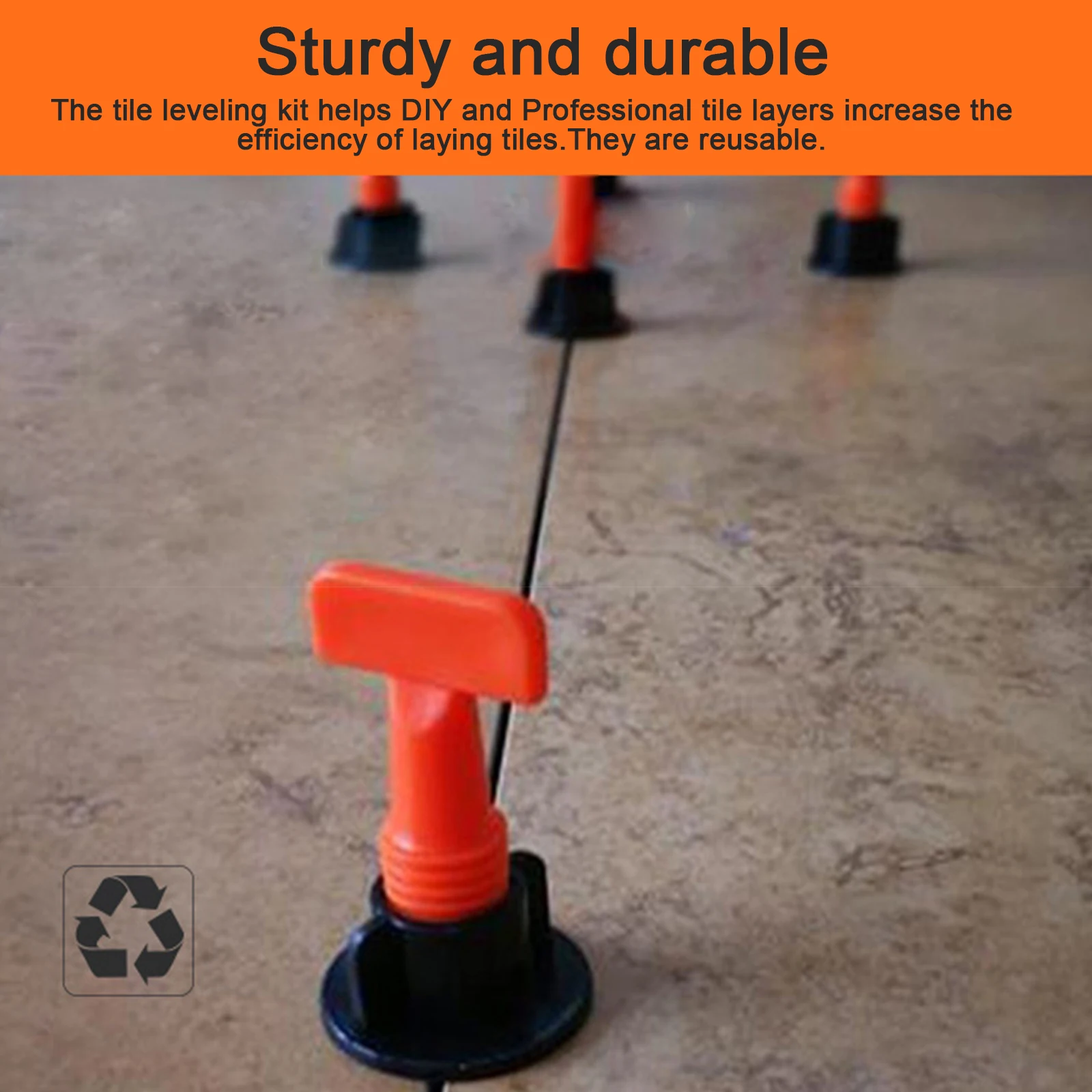 SUGETOOLS t-shaped stainless steel rotate wall tile leveling system twister porcelain tile leveler adjuster